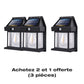 🔥VENTE LIMITÉE 50 % DE RÉDUCTION🔥Applique murale solaire à détecteur de mouvement en tungstène
