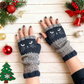 🎁 Promotion du dernier jour 50 % DE RÉDUCTION 🐱 Gants tricotés pour femmes avec motif chat — Pour des mains au chaud et des doigts libres 🧶