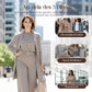 Ensemble 3 pièces élégant comprenant un cardigan long, un haut et un pantalon