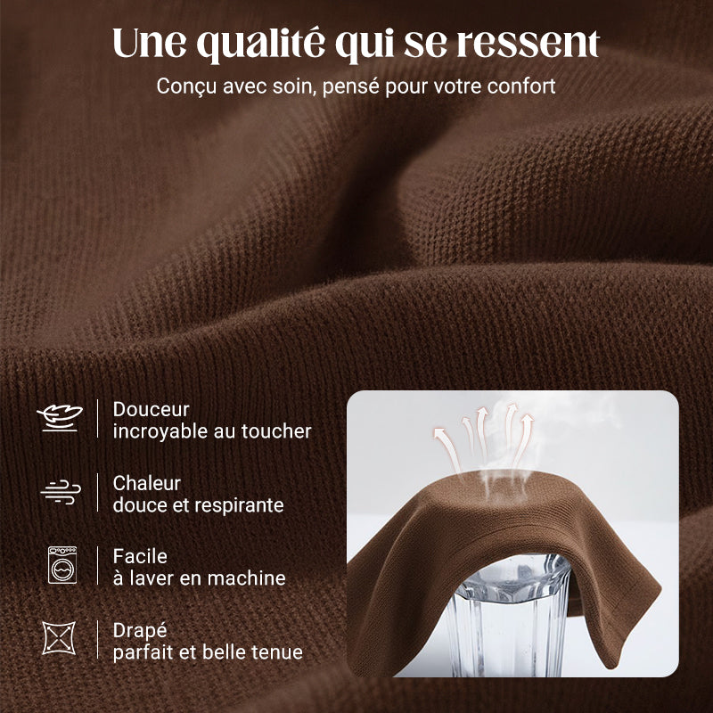 🔥 59 % DE RÉDUCTION ! NOUVEAU ! Ensemble 2 pièces femme – Pull asymétrique + pantalon large, coupe ample et tissu doux, ultra confortable 👚✨ ✅ Livraison gratuite