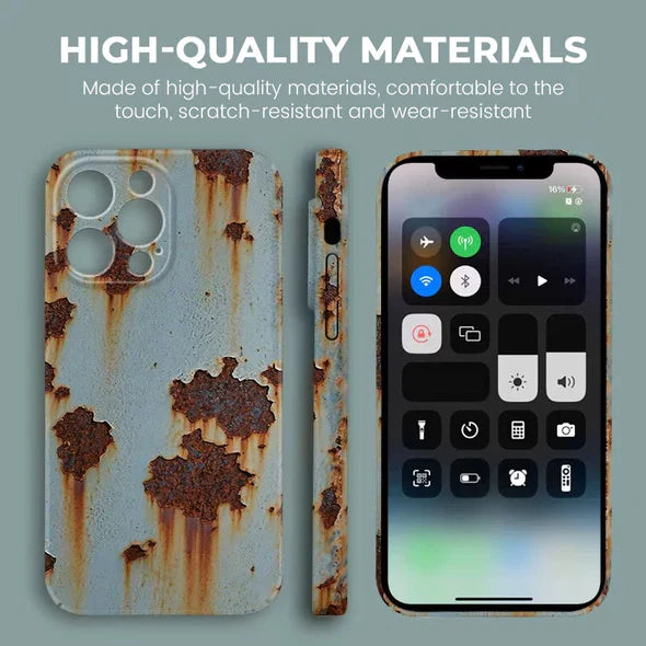 🔥2025 NOUVELLE ARRIVEE 🔩Coque rigide Vintage Rust pour iPhone