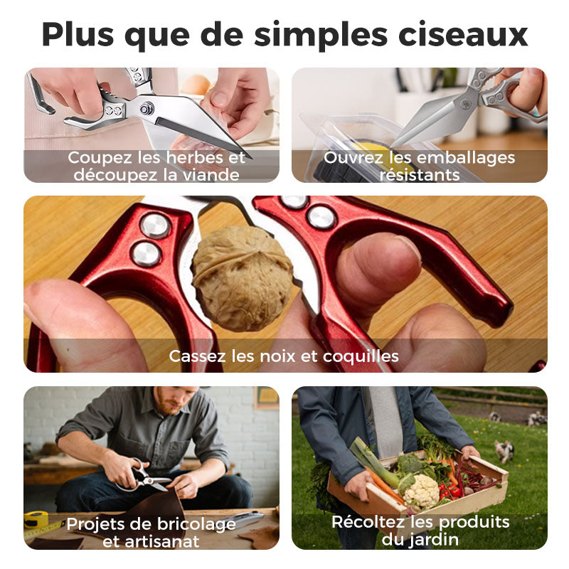 ⏳Spécial à durée limitée⏰Ciseaux de cuisine multifonctionnels et résistants✂️