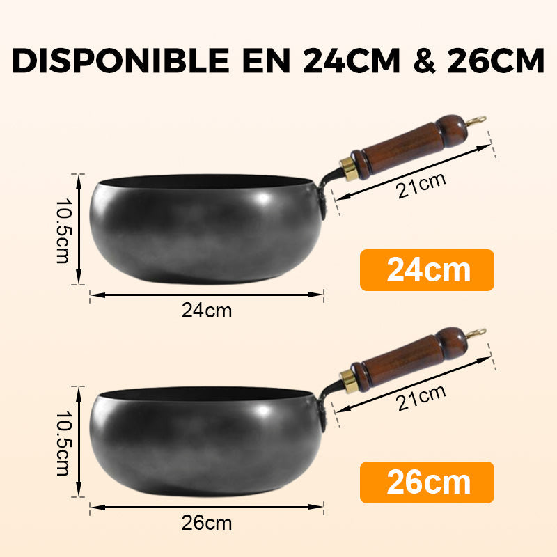 🔥 🔥 Assurance qualité + Poêle en fer épais à revêtement non toxique 🎁 C'est le dernier jour des soldes !