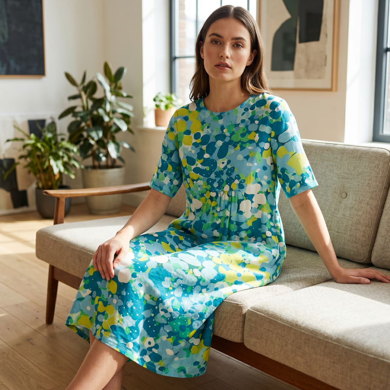 💥✨Offre spéciale à durée limitée : 50 % de réduction -👗Robe ample à imprimé floral pour femme
