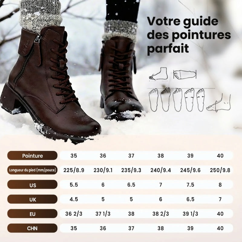 Le meilleur cadeau - Bottes pour femmes au style vintage élégant à la française