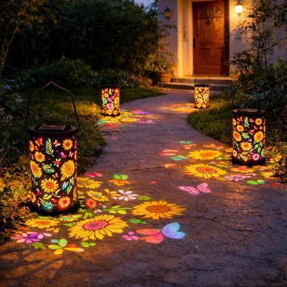 🔥Offre spéciale : 50 % de réduction🌞 Lanterne solaire de jardin « Éclat de tournesol »