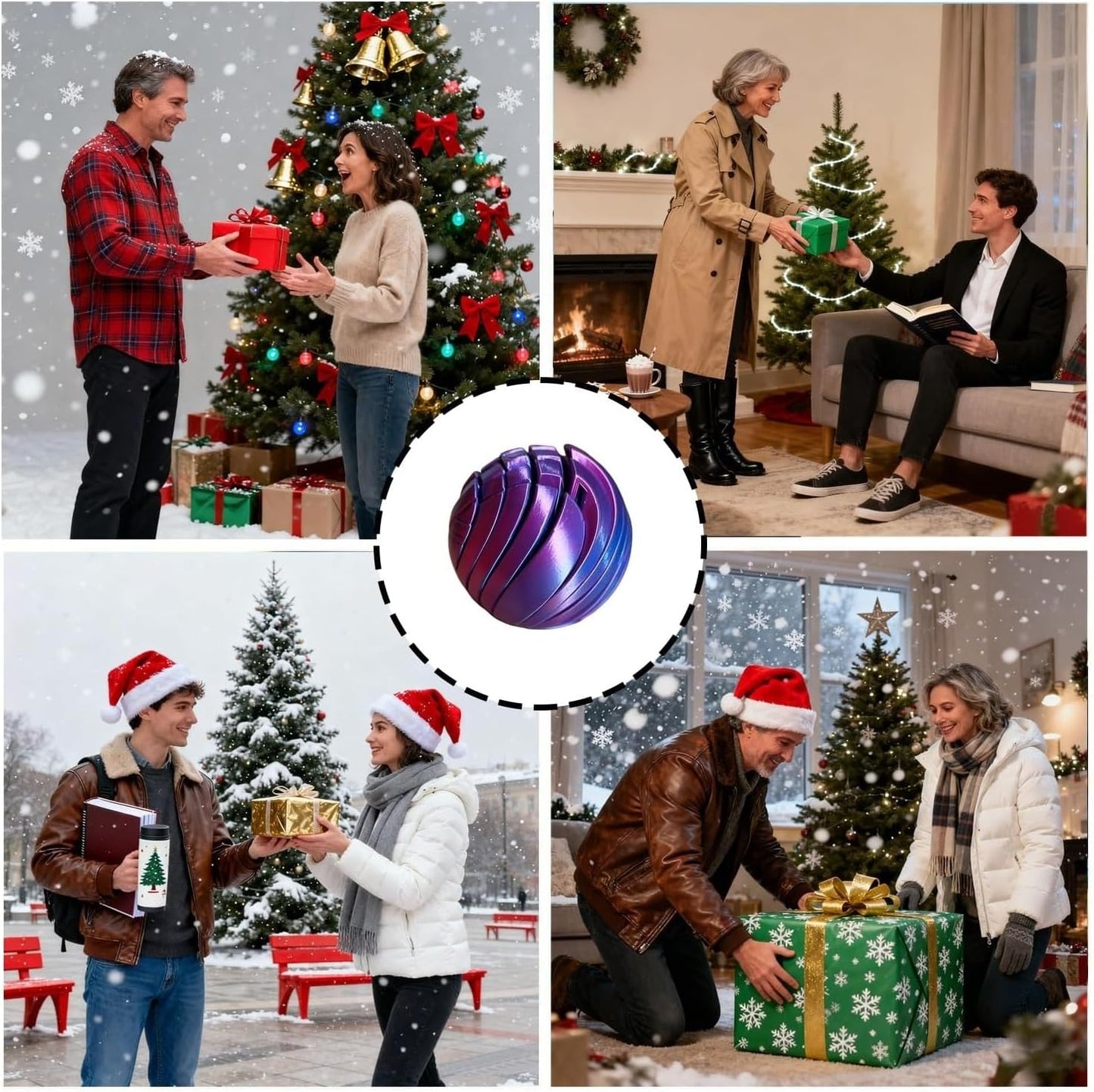 🎁🎅Offre spéciale Noël – 50 % de réduction🥹Balle anti-stress imprimée en 3D, jouet anti-stress