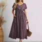 🌸DERNIER JOUR 49% DE REDUCTION - 2024 NEW Vintage Comfortable Cotton Linen V-neck dress with pockets