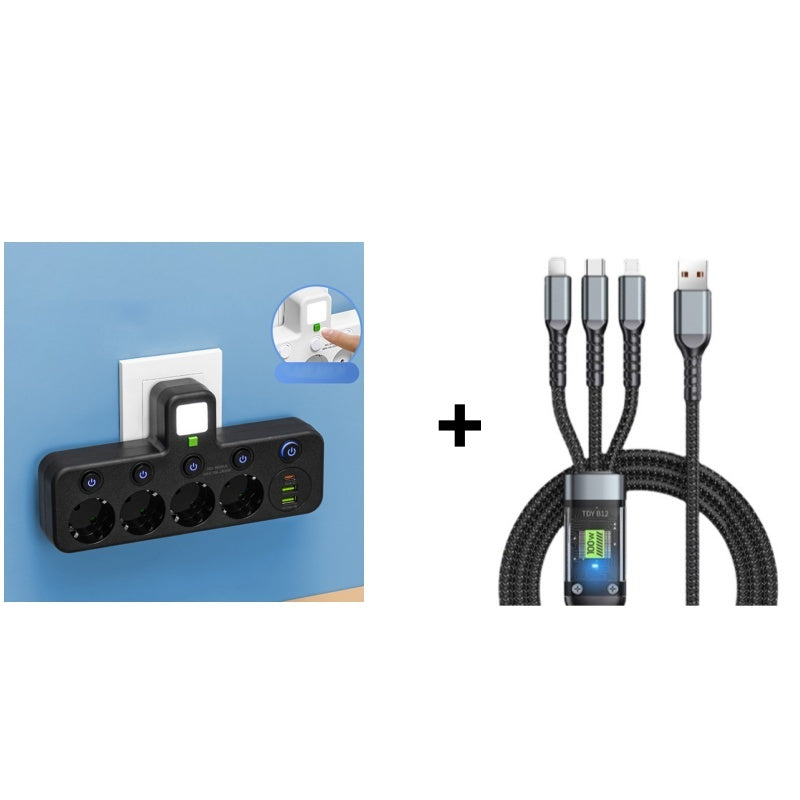 🔌 49% DE RÉDUCTION! 💡 Adaptateur Secteur UE 4 Prises – Interrupteurs Indépendants, Design Compact & Sécurité Maximale 🏠