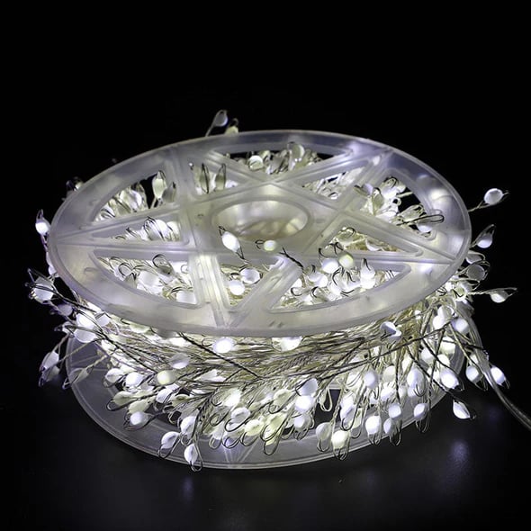 ✨ 50% DE RÉDUCTION ! 🎁 Guirlande Lumineuse en Fil de Cuivre - Éclat Chaud et Ambiance Cocon pour Noël/Mariage/Décoration 🏮🌙