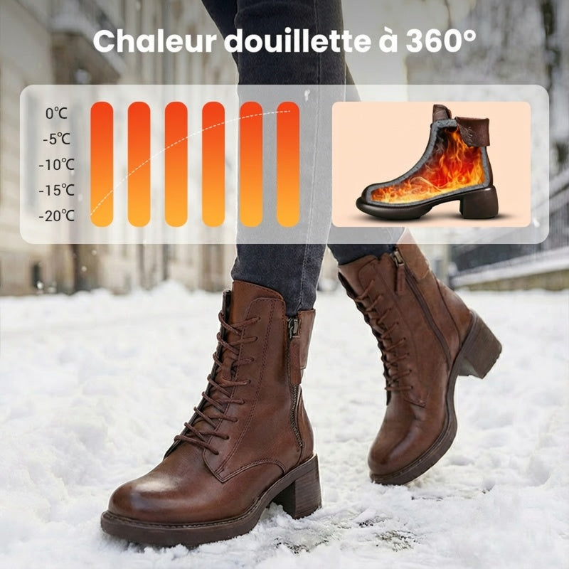 Le meilleur cadeau - Bottes pour femmes au style vintage élégant à la française