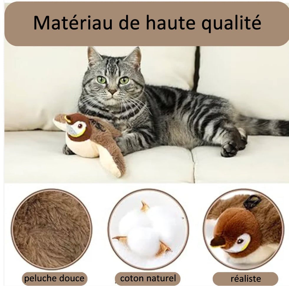 🔥Dernier jour 49% de réduction🐦Jouets à l'herbe à chat pour oiseaux à ailes battantes