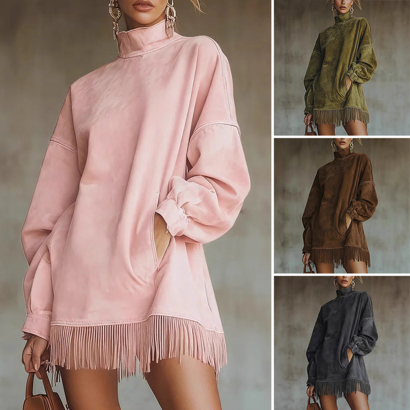 【S-3XL】💖Robe à manches longues et franges