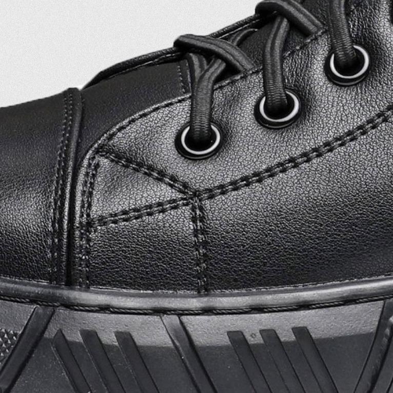 🎁 Soldes 49 % DE RÉDUCTION 🔥BOTTES EN CUIR NOIR MARTINI