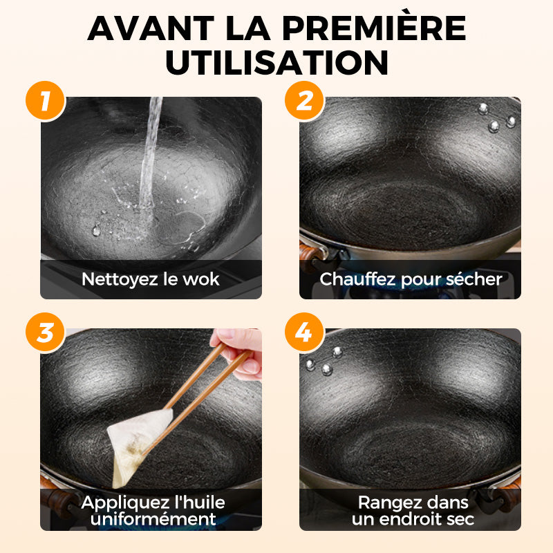 🔥 🔥 Assurance qualité + Poêle en fer épais à revêtement non toxique 🎁 C'est le dernier jour des soldes !