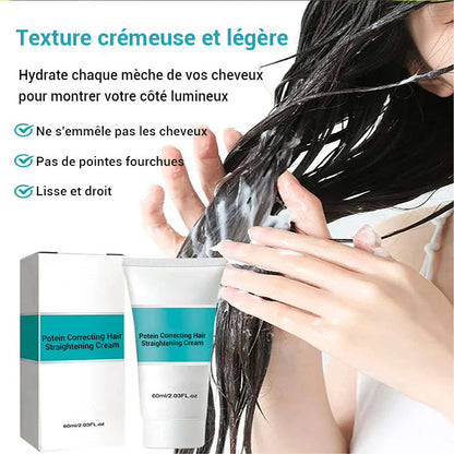 ⏰50% de réduction pour une durée limitée💞Crème Lissante Traitement Soie et Kératine