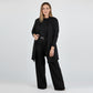 Ensemble 3 pièces élégant comprenant un cardigan long, un haut et un pantalon