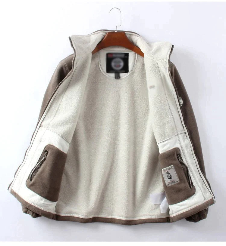 Le meilleur cadeau🎁 - veste épaisse double couche pour hommes【Achetez-en 2 de la livraison gratuite】