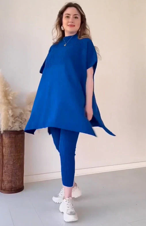 👩‍🦰 Offre Fête des mères - 49 % de réduction ☃ Ensemble deux pièces tricoté【Achetez 2 ， livraison gratuite】