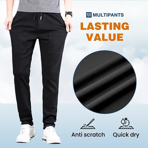 🔥VENTE À CHAUD 50% DE RÉDUCTION🥰 MultiPants - Pantalon cargo durable multi-poches hautement extensible