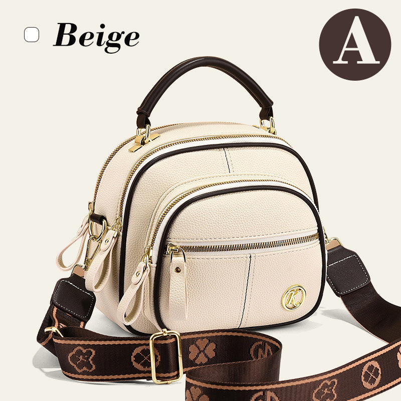👜✨57 % de réduction 🔥Sac classique multi-compartiments à bandoulière large et ajustable en cuir