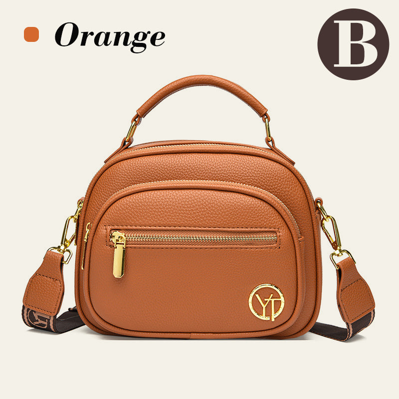 👜✨57 % de réduction 🔥Sac classique multi-compartiments à bandoulière large et ajustable en cuir