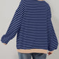 🔥Offre 49% OFF😲 - Chemise oversize rayée à manches longues pour femmes