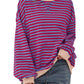 🔥Offre 49% OFF😲 - Chemise oversize rayée à manches longues pour femmes