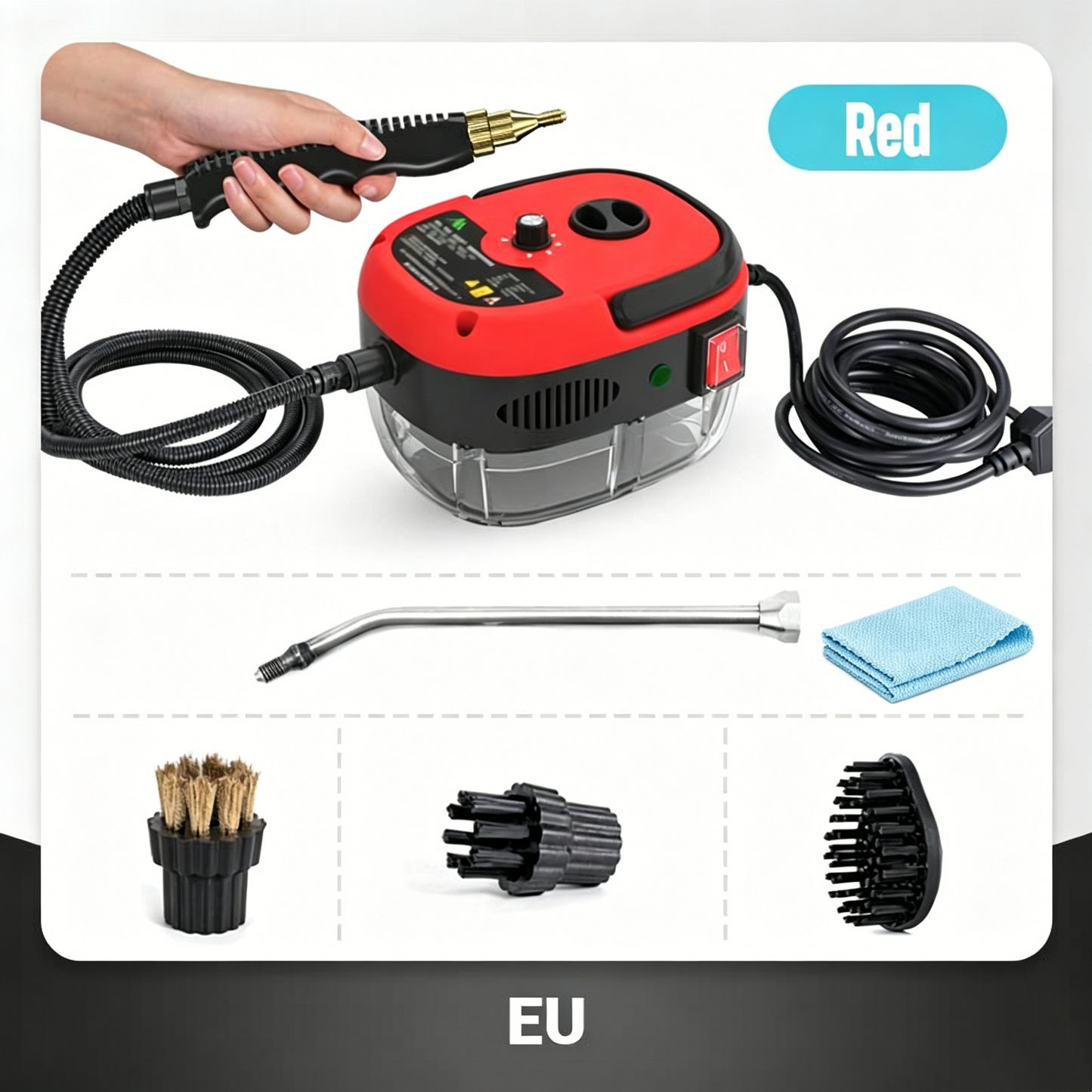 ✨2500W Nettoyeur à Vapeur à Haute Température Pressurisée Portatif✨