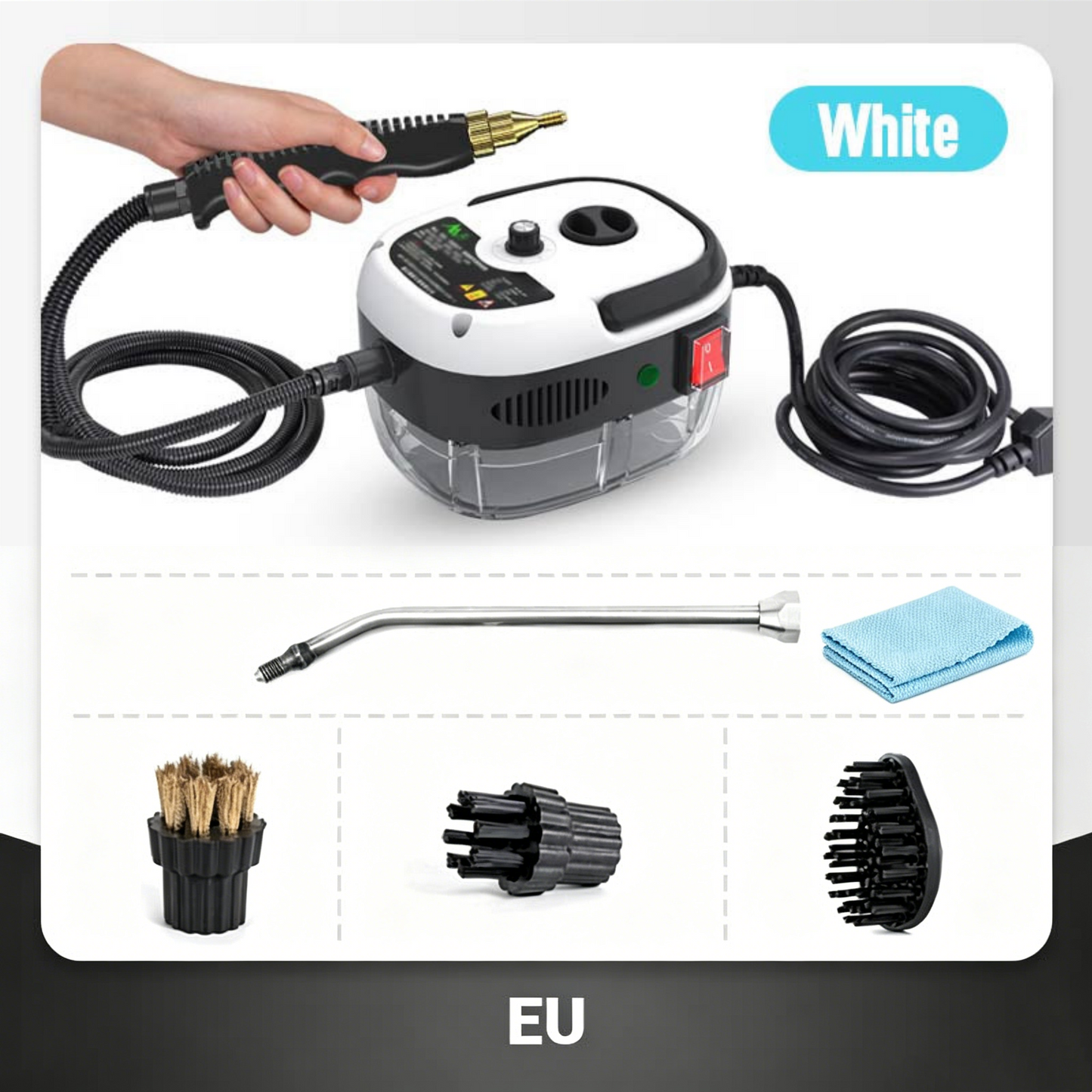 ✨2500W Nettoyeur à Vapeur à Haute Température Pressurisée Portatif✨