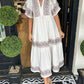 💃ROBE MAXI BOHO À COL EN V POUR FEMME (ACHAT 2 LIVRAISON GRATUITE)