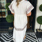 💃ROBE MAXI BOHO À COL EN V POUR FEMME (ACHAT 2 LIVRAISON GRATUITE)