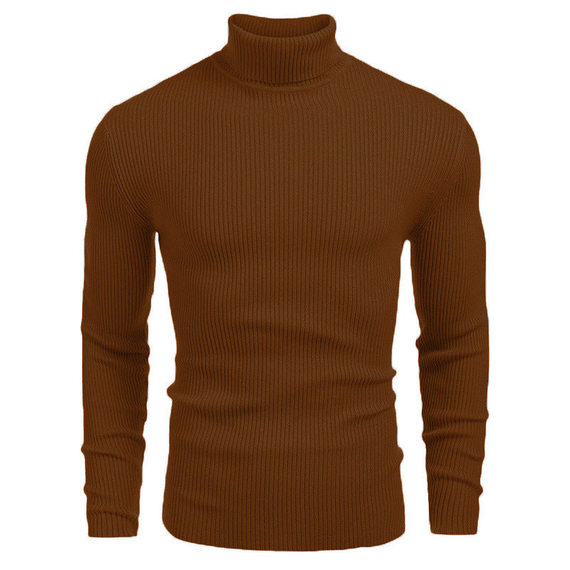 🧶 L'ÉLÉGANCE INTEMPORELLE | Pull Homme Slim à Col Roulé -50 %