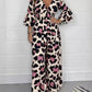 🔥Hot Sale 53% Off🍃Jumpsuit à col en V imprimé léopard
