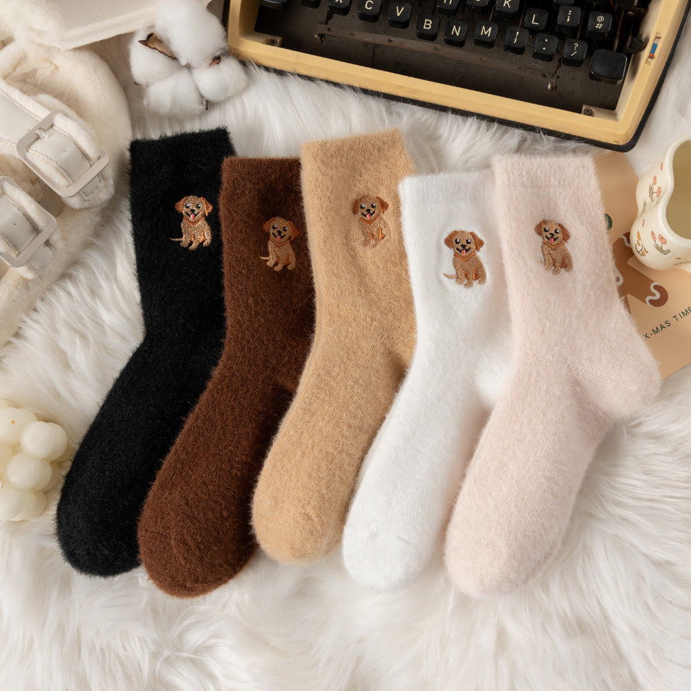 Chaussettes pelucheuses à vache des Highlands