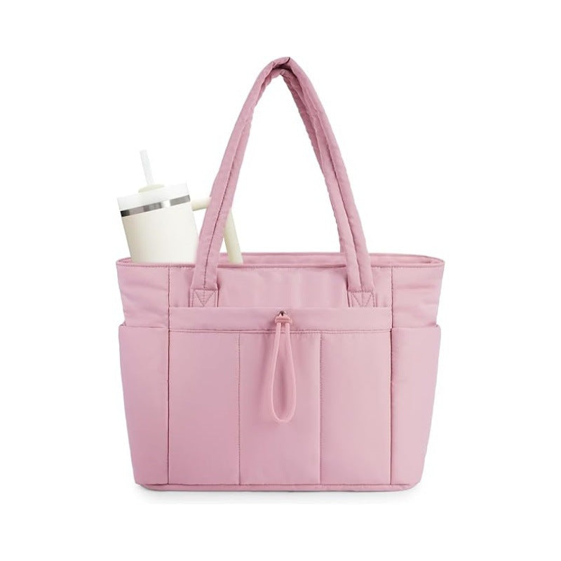 💕Soldes exceptionnels 50 % de réduction🎁Sac fourre-tout Wandering Nature Puffer avec porte-gobelet, compartiment pour ordinateur portable et housse pour valise à roulettes, idéal pour les voyages, le travail, les infirmières et les femmes.