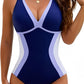🔥SOLDES 50 % DE RÉDUCTION👙Maillot de bain une pièce color block gainant
