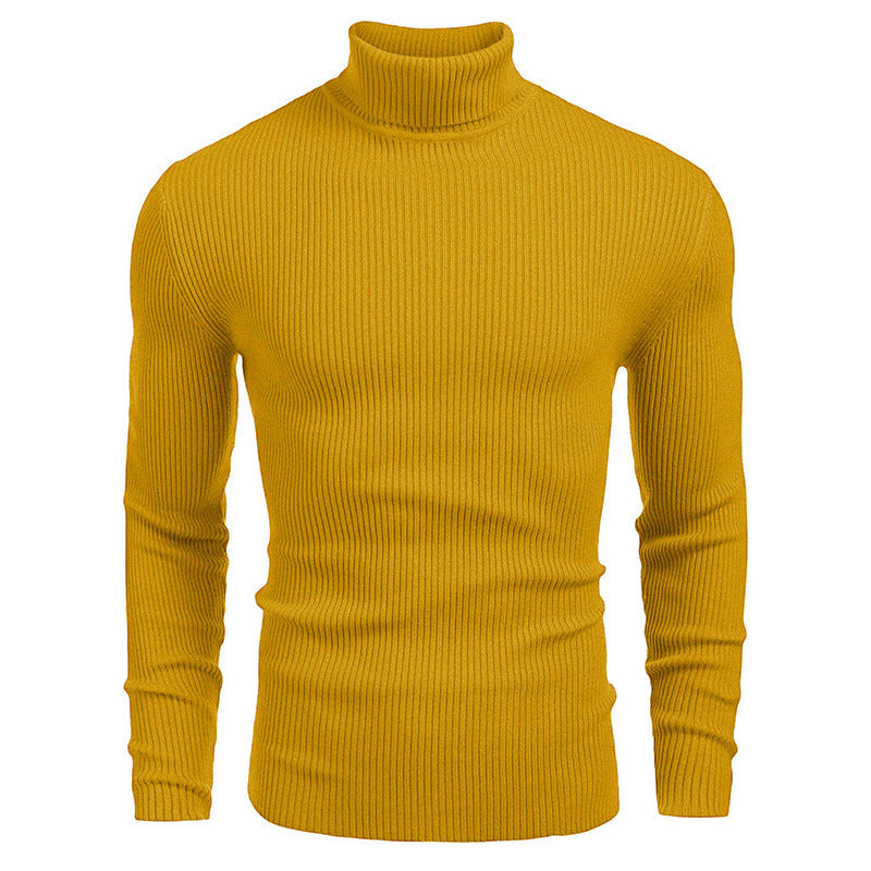 🧶 L'ÉLÉGANCE INTEMPORELLE | Pull Homme Slim à Col Roulé -50 %