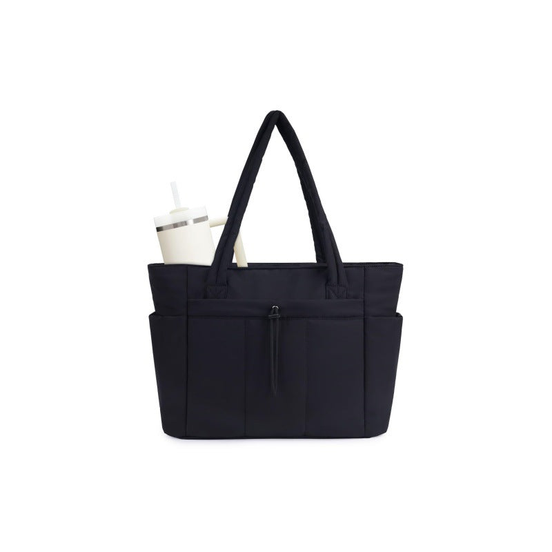 💕Soldes exceptionnels 50 % de réduction🎁Sac fourre-tout Wandering Nature Puffer avec porte-gobelet, compartiment pour ordinateur portable et housse pour valise à roulettes, idéal pour les voyages, le travail, les infirmières et les femmes.
