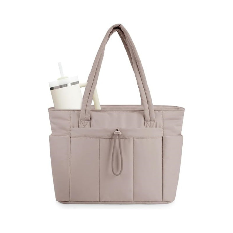 💕Soldes exceptionnels 50 % de réduction🎁Sac fourre-tout Wandering Nature Puffer avec porte-gobelet, compartiment pour ordinateur portable et housse pour valise à roulettes, idéal pour les voyages, le travail, les infirmières et les femmes.