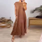 💞Robe élégante plissée unie sans manches💞Achetez-en 2, livraison gratuite