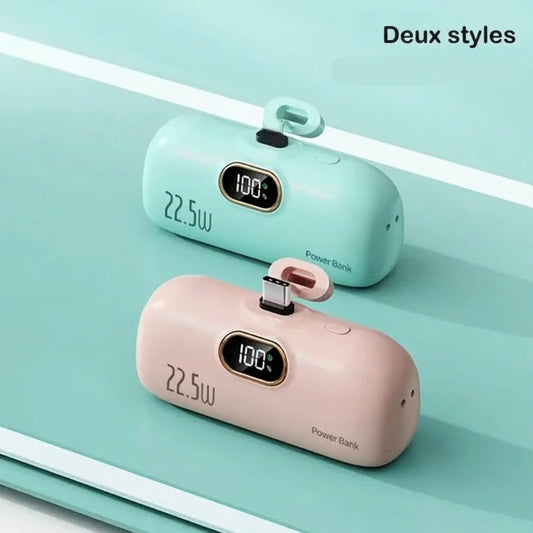 💐55% DE RÉDUCTION ! Batterie Externe Ultra-Mince – Glissez-la dans votre poche 👜✨【Offre Limitée】