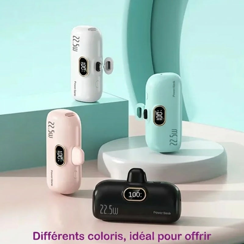 💐55% DE RÉDUCTION ! Batterie Externe Ultra-Mince – Glissez-la dans votre poche 👜✨【Offre Limitée】