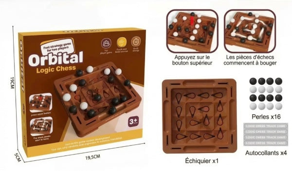 🎉 50% DE RÉDUCTION! 🧠 Jeu de stratégie pour 2 joueurs | Entraîne ton cerveau, ta logique et ta concentration | Jeu familial 🎯