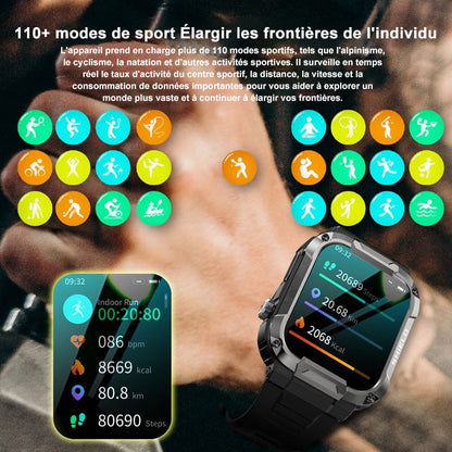 2024 Nouvelle smartwatch militaire haut de gamme - Livraison gratuite pendant une durée limitée