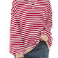 🔥Offre 49% OFF😲 - Chemise oversize rayée à manches longues pour femmes