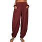 🤱Offre spéciale fête des mères 49% de réduction - 👖Pantalon d'intérieur décontracté en coton lin