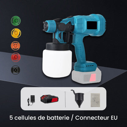 🔥Offre spéciale🔥Pistolet à Peinture Électrique Sans Fil