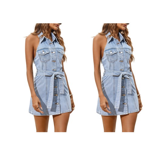 🧵Jupe en jean cintrée élégante | Livraison gratuite
