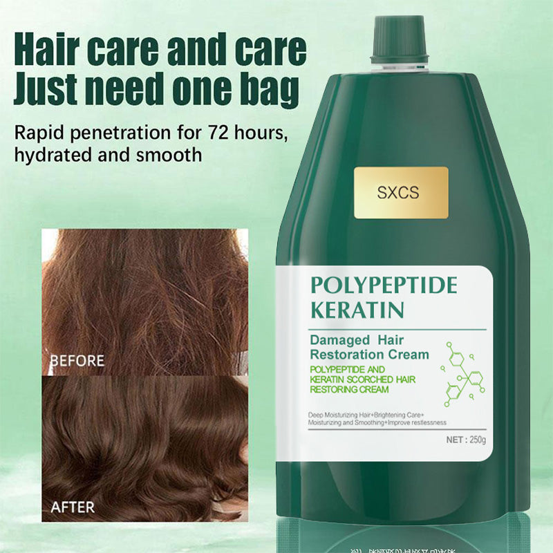 🥳2026 VENTE EXCEPTIONNELLE🥳💞PLUS DE 50 000 UNITÉS VENDUES !⏳50 % de réduction pour une durée limitée⏰Crème réparatrice hydratante et lissante à la kératine polypeptidique pour cheveux abîmés🥇